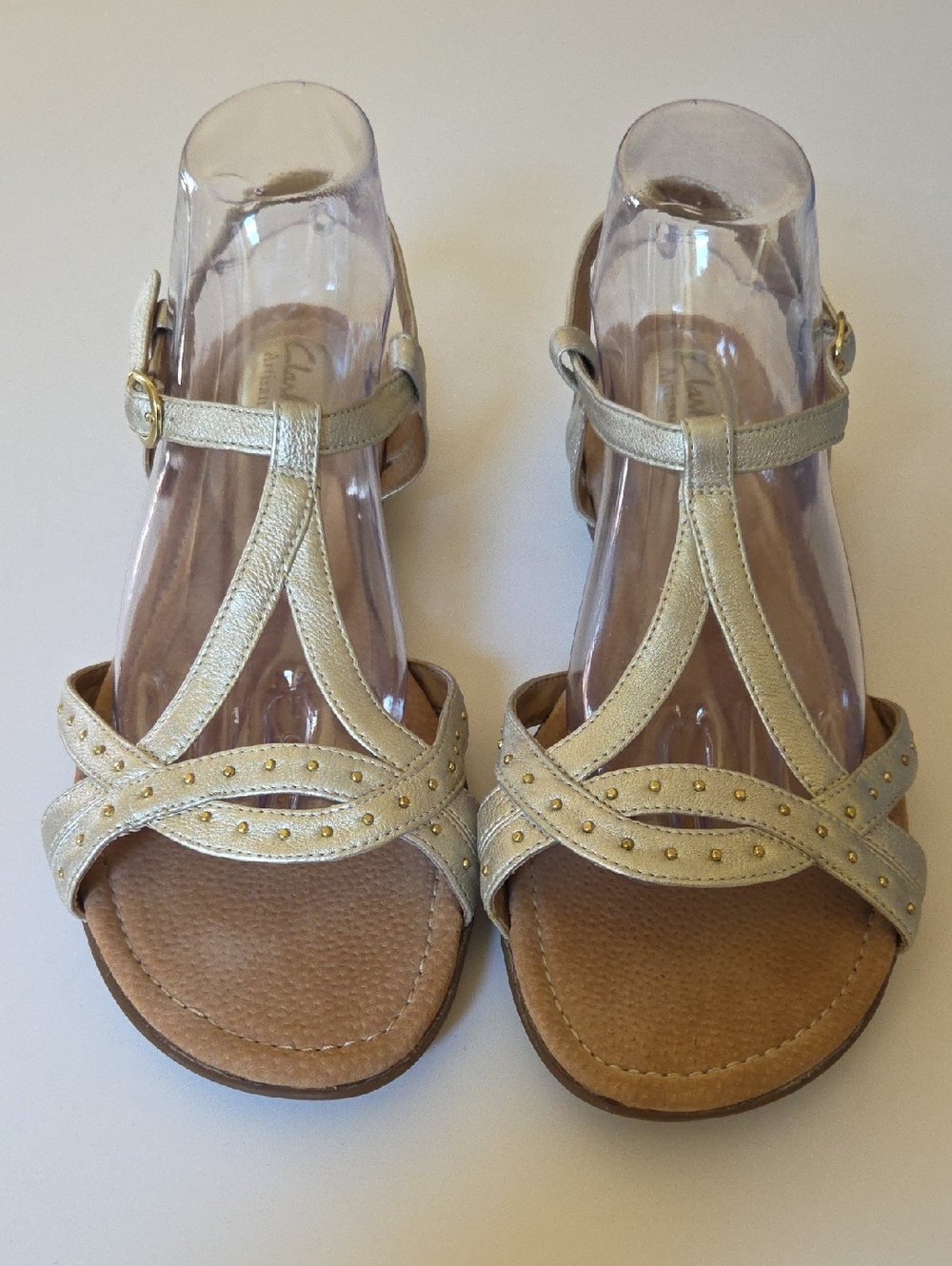 Clarks Artisan Womens Sandals, Gold, Size 10M